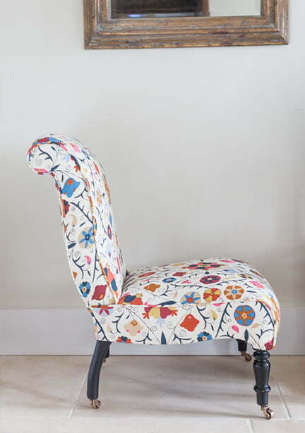 Alexandra Langdon Interiors chair upholstery design